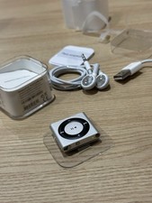 Apple iPod Shuffle 4th Generation Silver 2GB – Original Box, Headphones & Cable