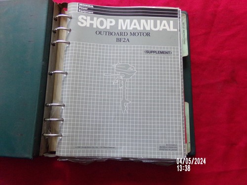 Honda outboard shop manual - honda,
