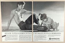 1980 Hitachi VM-C 30 Telecamera Vintage Print Ad pubblicità VHS-C