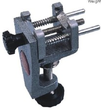 Morsetta blocca cassa orologi con attacco di fissaggio al banco di lavoro 