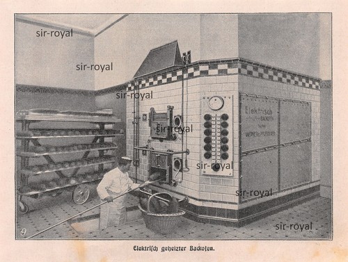 Forno riscaldato elettrico - , in