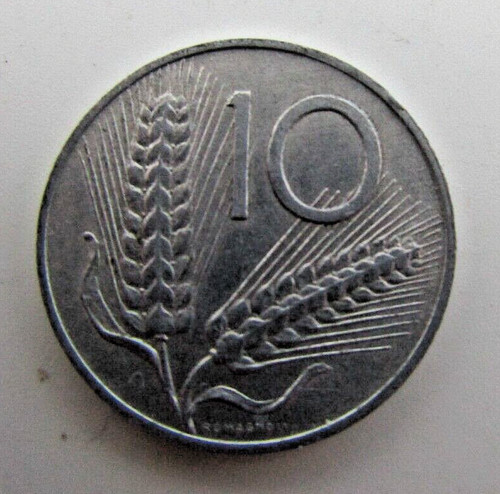 Coin italy 10 lira 1973 - italy,