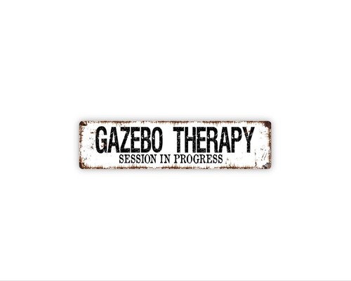 Insegna gazebo terapia - insegna,