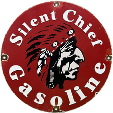 INSEGNA VINTAGE SILENT CHIEF