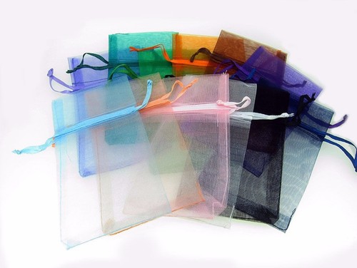 Pezzi sacchetti organza - organza, 3"