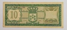 Banconota Antille Olandesi 10 fiorini 1972 Pick#16a VF