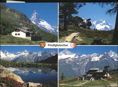 Zermatt con ghiacciaio - vs,