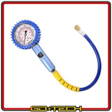 MANOMETRO CONTROLLO PRESSIONE PNEUMATICI MISURATORE GOMME 0-4 bar PRECISO 63 mm