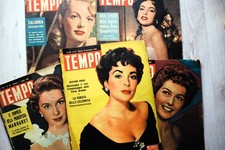 Lotto 4 Riviste TEMPO 1954 -