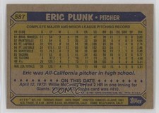 1987 Topps Blank Front Eric
