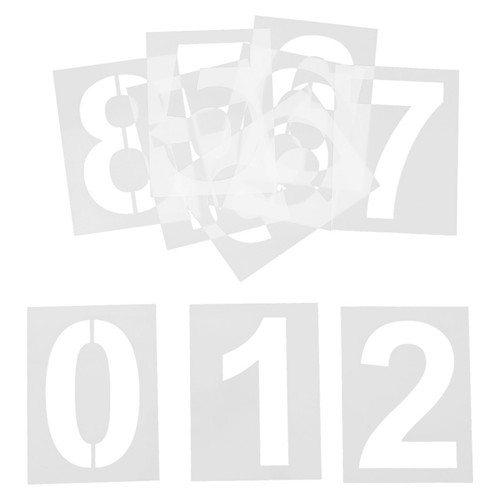 Stencil con numeri grandi - , 10