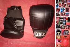 GUANTONI BOXE, EVERLAST, misura L. e altri accessori per sport  MMA