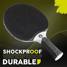 Paletta da ping pong nera ad alte prestazioni impermeabile interno-esterno ping pong