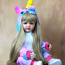 Bambola reborn 55cm silicone - 55cm,