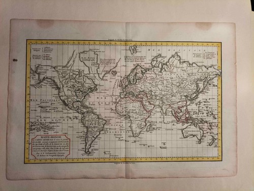 Mappa antica del mondo - ., mappe