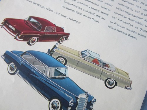 Mercedes benz prospetto 220se - prospetto,