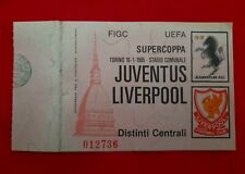 Biglietto/Ticket Juventus-Liverpool Supercoppa 1985