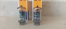 1960 / 2X 12AX7/ECC83 Oiginal  Telefunken Diamond Nos Nib New Smoth Plate 17mm