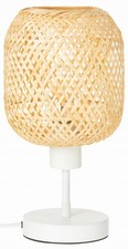 Lampada da tavolo in bambù