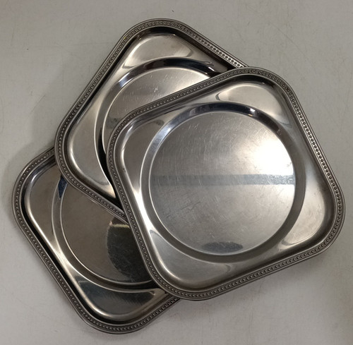 Lotto piattini inox - lotto, 4x