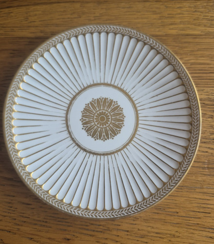 Piattino oro porcellana 1825