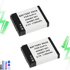 2x Batteria per GoPro AHDBT-001 AHDBT-002 HD HERO1 HERO2 HD HERO