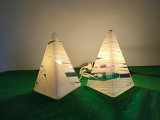 set 2 lampade abat jour in