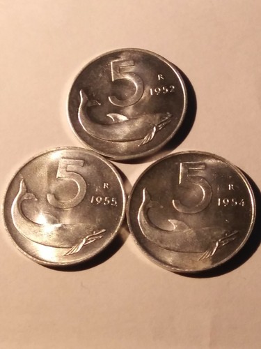 Lotto monete lire - 3, 5