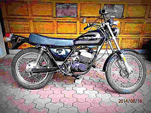 Harley davidson 125 1976 3 - harley,