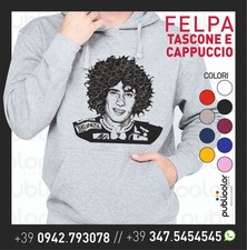 FELPA CAPPUCCIO TASCONE STAMPA