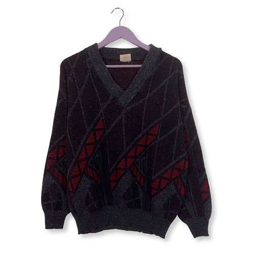 Maglione vintage blu - vintage, scuro
