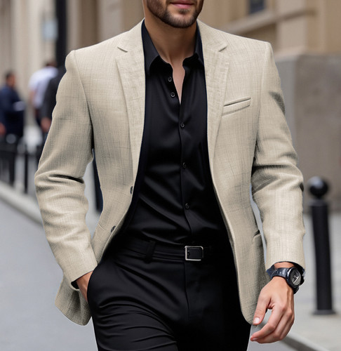 Blazer uomo casual leggero