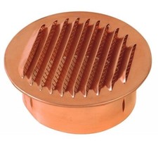 GRIGLIA AREAZIONE TONDA INCASSO RAME ANTI INSETTI MUFFA 80 100 120 140 150 200