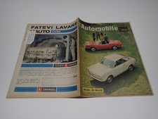 L'AUTOMOBILE N° 16 DEL 1965 FIAT 850 COUPE' SPYDER ABARTH OT 1600
