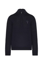 Maglione maglia collo zip