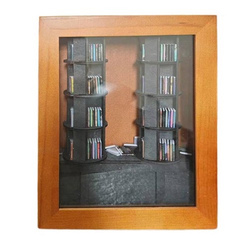 Libreria miniatura angolo - libreria, miniatura,