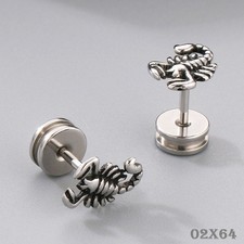 Orecchini a perno uomo