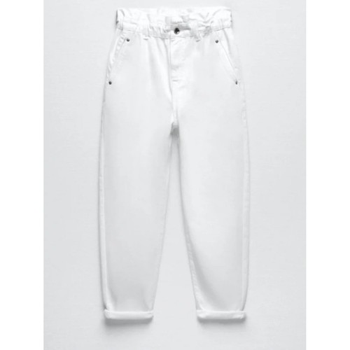 Jeans bianchi larghi zara - larghi, vita