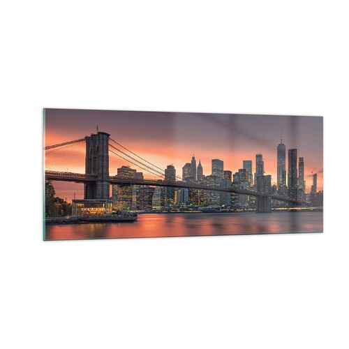 Quadro vetro 100x40cm - su, new