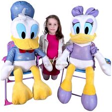 Peluche Gigante Daisy Paperina + Donald Paperino 100cm Originale Disney  XXL