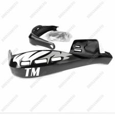 PARAMANI PERFORMANCE GRAFICA MANUBRIO MOTO NERO TM ADESIVO BIANCO ARGENTO