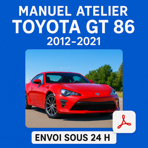 Manuel atelier toyota 86 - gt,