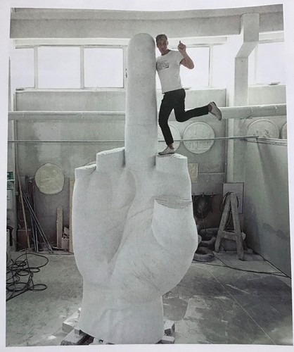Maurizio cattelan v e - , l.o.v.e