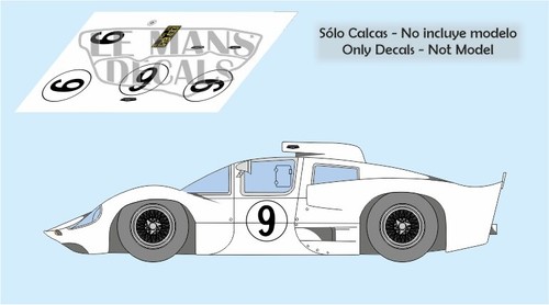 Decals chaparral mans - 2d, le