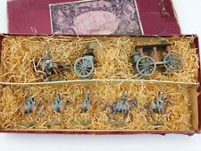 Haffner soldatini tedeschi carro cavalli peltro 35mm 1910 Heide Germania