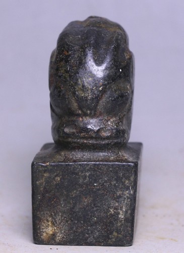 Statua testa dio sole intaglio