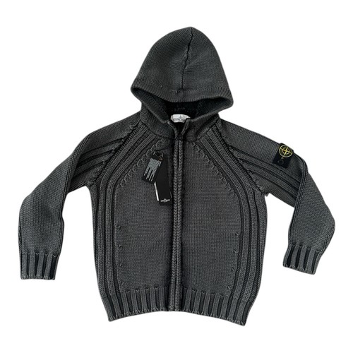 Stone island junior felpa - stone, con