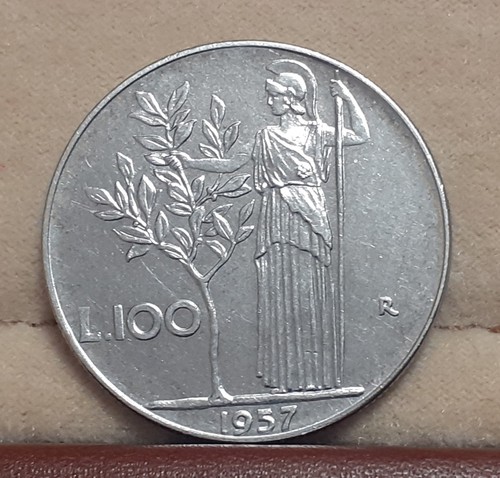 Repubblica 100 lire 1957 - repubblica,