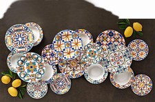 Brandani Servizio piatti tavola 18 pezzi Medicea porcellana cod.53705