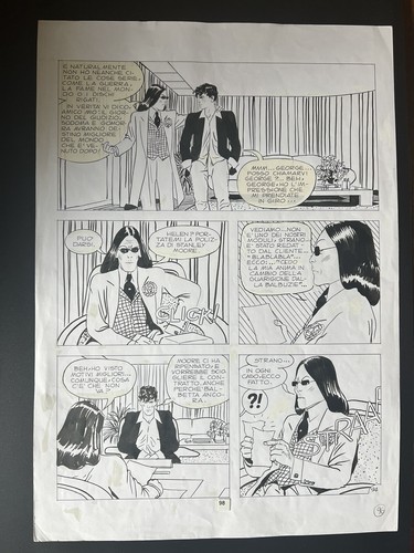 Tavola originale dylan dog gli - tavola,